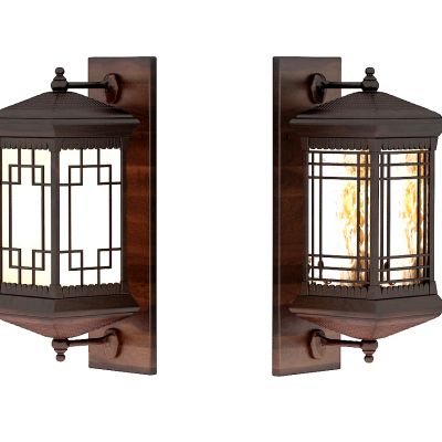 新中式灯笼壁灯