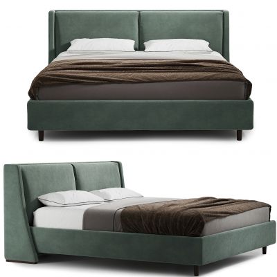 现代风格双人床