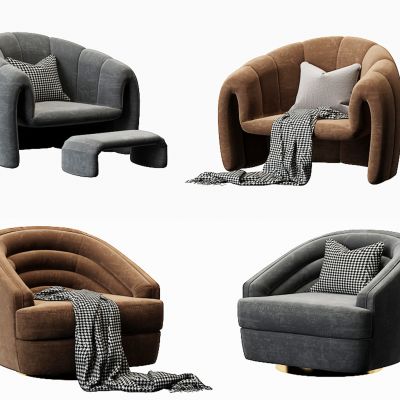 现代休闲单人沙发