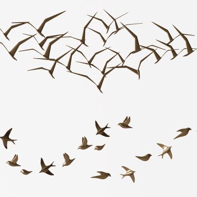 现代小鸟大雁墙饰挂饰挂件