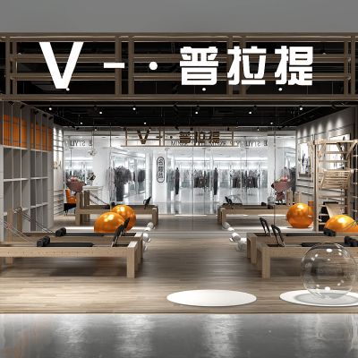 现代普拉提美容美体健身会所前台前厅花束捧花