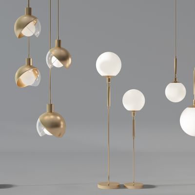 现代球形小吊灯吊灯落地灯