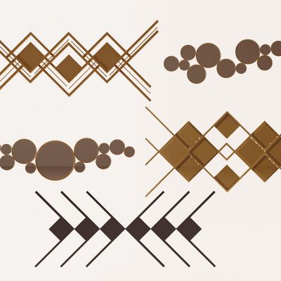 现代墙饰挂件组合