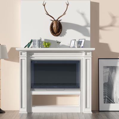 欧式壁炉鹿头3D模型