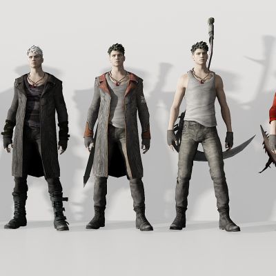 现代游戏人物角色