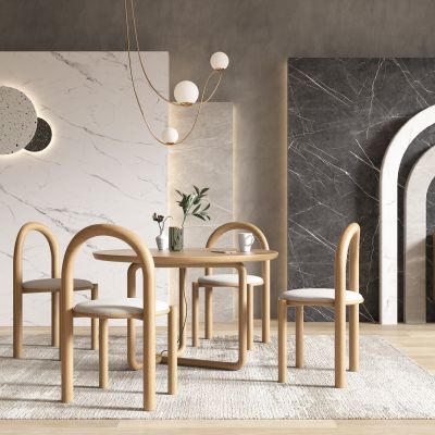 北欧 休闲桌椅组合