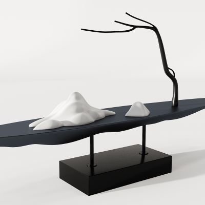 新中式树枝装饰品摆件