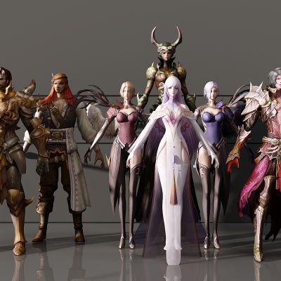 现代游戏人物角色