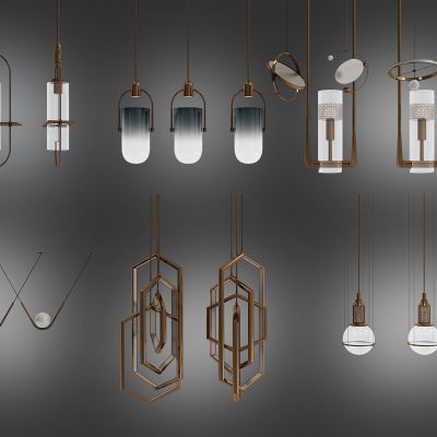 现代小吊灯吊灯组合