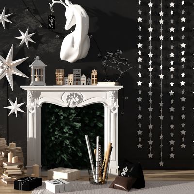 简欧壁炉书籍炉头挂饰挂件