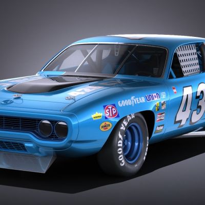 现代道奇挑战者赛车汽车