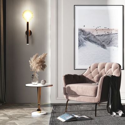 现代单人沙发组合