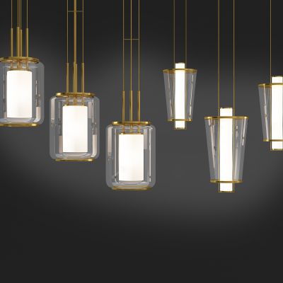 现代小吊灯吊灯组合