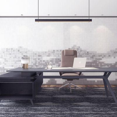 现代领导办公室老板台