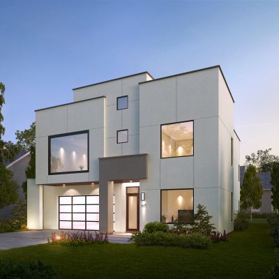 现代景观树植物花草配景