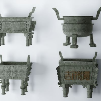 中式青铜鼎