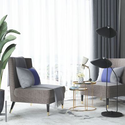 现代单人沙发组合