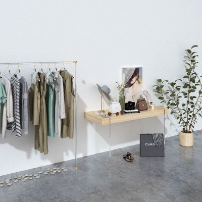 现代服装店展架