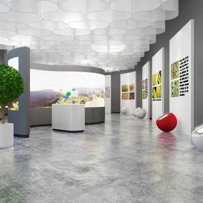 现代医疗生物展厅展馆