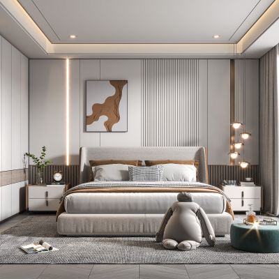 现代卧室