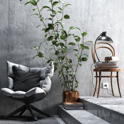 北欧休闲椅组合