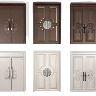 现代法式双开门