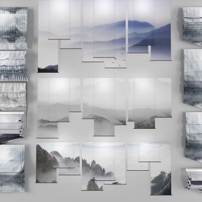 新中式窗帘罗马帘卷帘