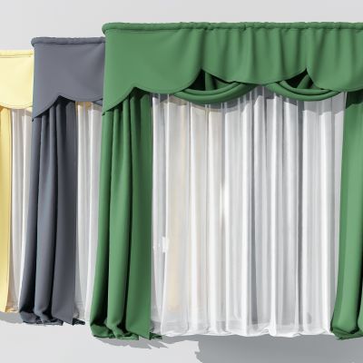欧式窗帘组合