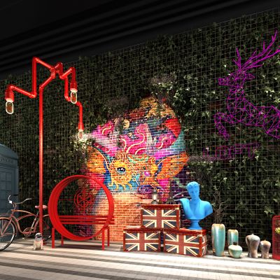 工业LOFT风格街区管道景观