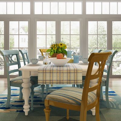 现代餐桌椅组合