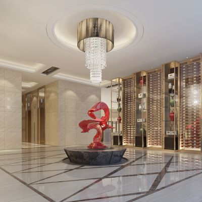 现代酒店门厅