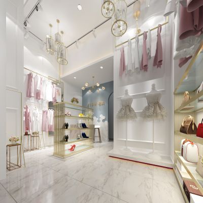 现代女装服装专卖店