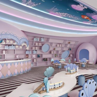 现代儿童阅览室