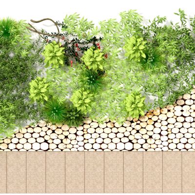 现代植物墙绿植墙花墙