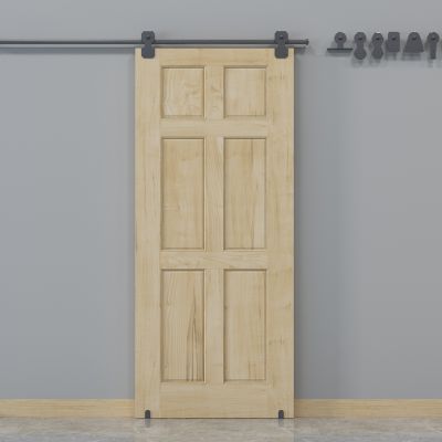 现代谷仓门仓库吊轨滑轨门