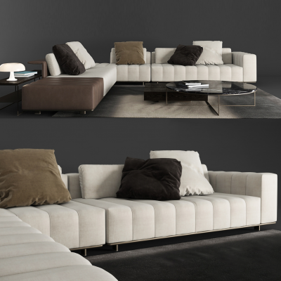 现代转角沙发