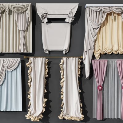 欧式窗帘组合