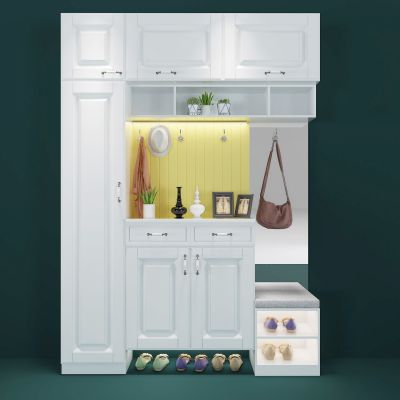 现代多功能鞋柜