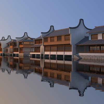 现代古建筑石拱桥