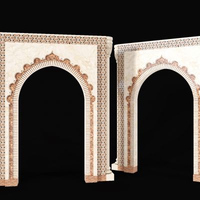 现代伊斯兰拱形门洞