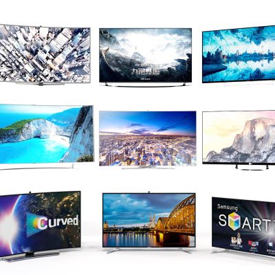 现代液晶壁挂电视曲面电视