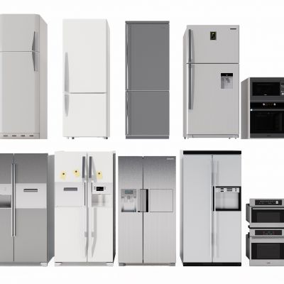 现代冰箱烤箱消毒柜组合