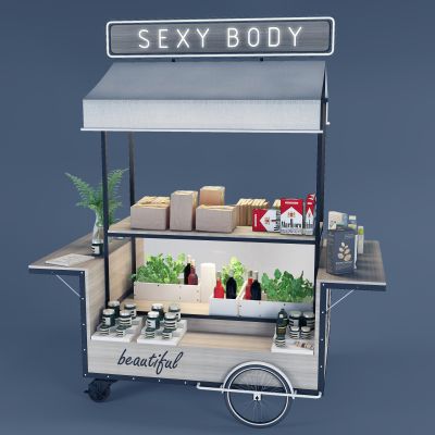 现代移动摊位售卖车