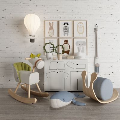 现代儿童房玩具