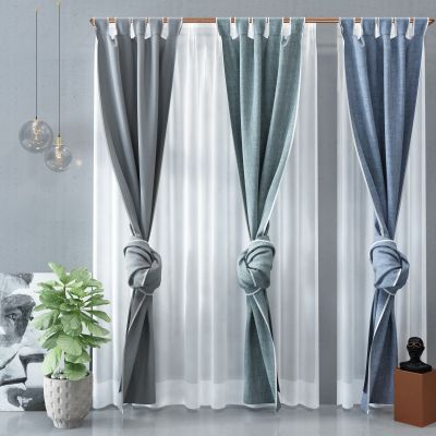 现代窗帘组合