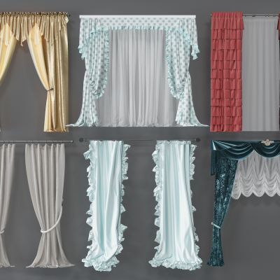 欧式窗帘组合
