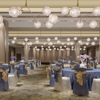 现代餐桌宴会厅餐桌椅