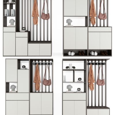 现代入口玄关柜鞋柜换鞋柜