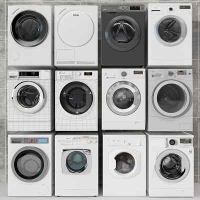 现代滚筒洗衣机