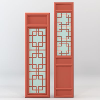 中式花格门窗